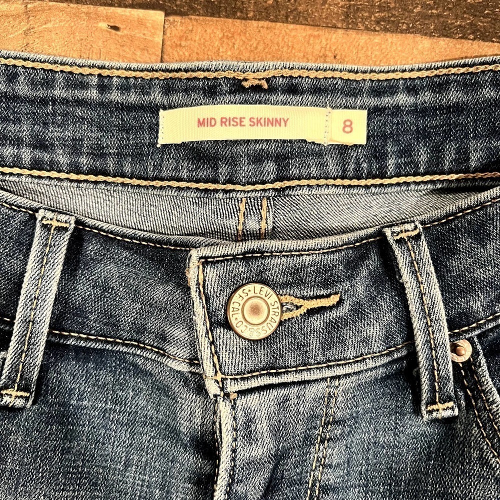 LEVI'S Mid Rise Skinny Jeans - Picture 4 of 10